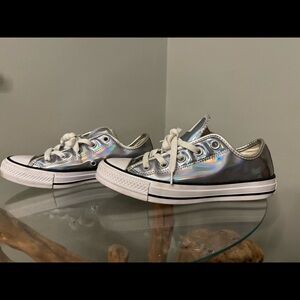 Chuck Taylor All Star Chameleon Converses Women’s size 6 and Men’s 4.